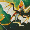 Aesthetic Lemur Bat Diamond Paintings