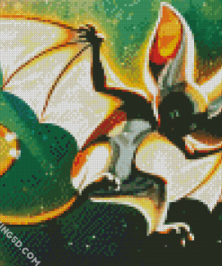 Lemur Bat diamond painting