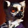 Lemur Wearing Glasses diamond painting