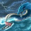 Leviathan Sea Serpent diamond painting