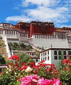 Lhasa Potala Palace diamond painting