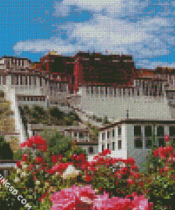 Lhasa Potala Palace diamond painting