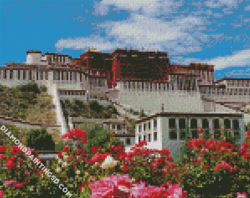 Lhasa Potala Palace diamond painting