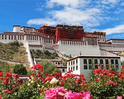 Lhasa Potala Palace diamond painting