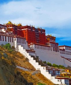 Lhasa Potala Palace diamond painting