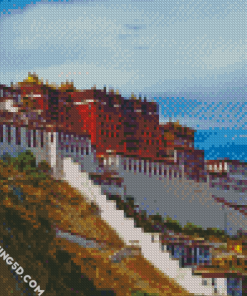 Lhasa Potala Palace diamond painting