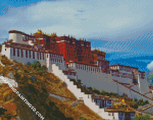 Lhasa Potala Palace diamond painting