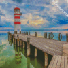 Lighthouse Of Podersdorf Austria diamond painting