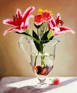 Lilies In Glass diamond painting