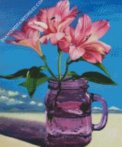 Lilies In Jar diamond painting