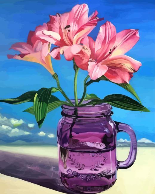 Lilies In Jar diamond painting