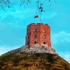 Lithuania Gediminas Tower diamond painting