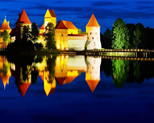 Lithuania Castle Diamond Paintings