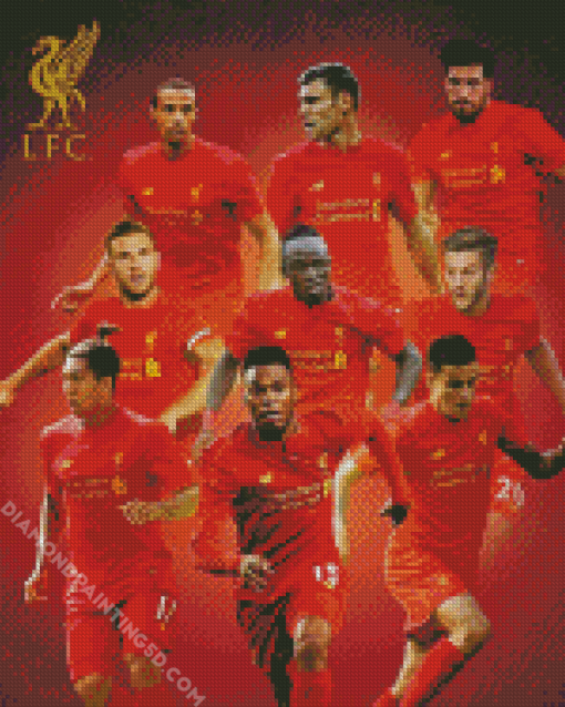 Liverpool FC Football Team diamond painting