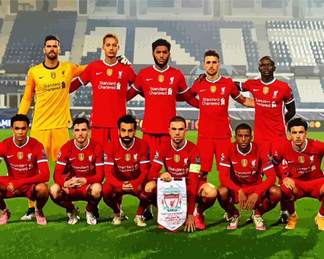 Liverpool FC Team diamond painting