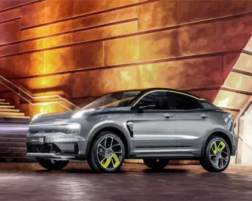 Luxury Lynk Co Car diamond painting