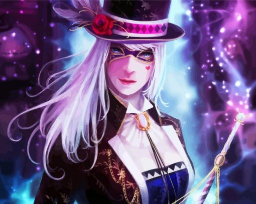 Magician Girl diamond painting