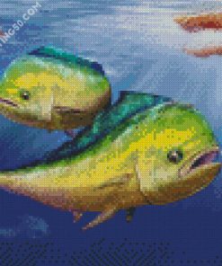 Mahi Mahi Undersea diamond painting