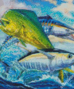 Mahi Mahi And Tuna diamond painting