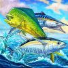 Mahi Mahi And Tuna diamond painting