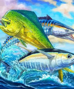 Mahi Mahi And Tuna diamond painting