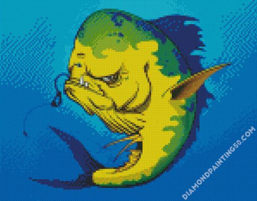 Mahi Mahi Fish diamond painting