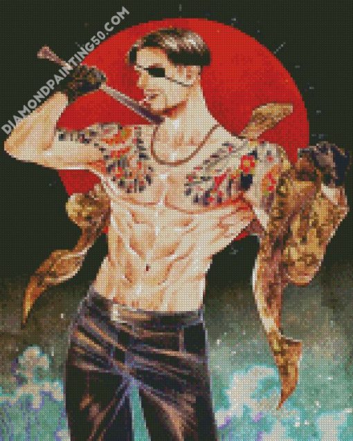 Majima Yakuza diamond painting