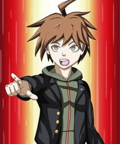 Makota Naegi Anime Boy diamond painting