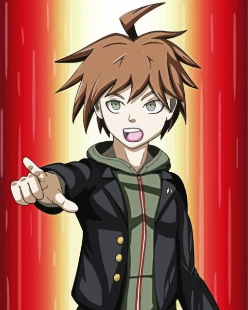 Makota Naegi Anime Boy diamond painting