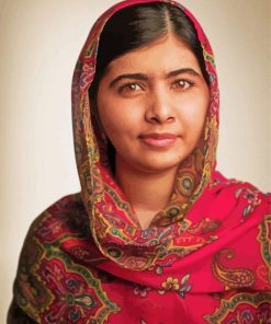 Malala Yousafzai diamond painting