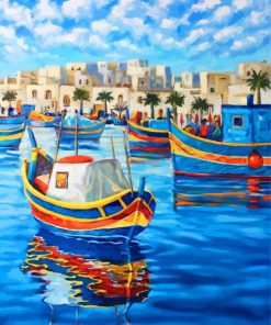 Fishing Boat Diamond Paintings