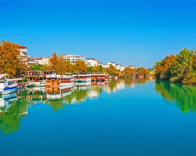 The Manavgat River Diamond Painting