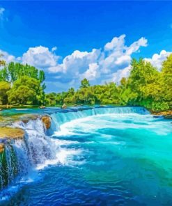 Manavgat Waterfall Antalya Diamond Paintings