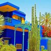 Marrakesh Majorelle Garden diamond painting