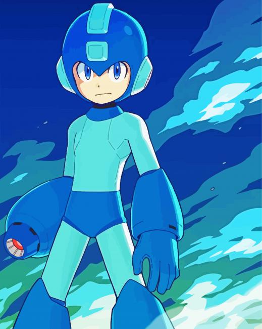 Mega Man Cartoon Diamond Paintings