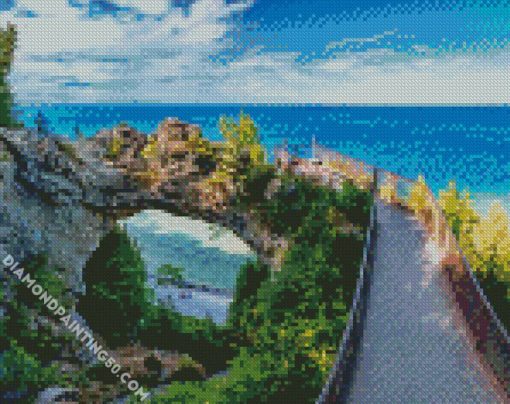 Michigan Mackinac Arch Rock diamond painting