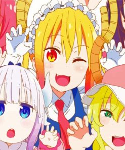 Miss Kobayashi Dragon Maid Diamond Paintings