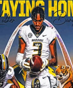 Mizzou Football Team Poster Diamond Paintings