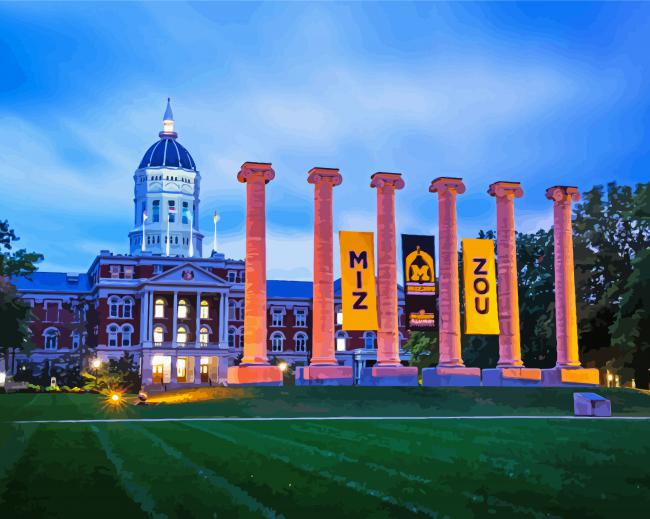 Mizzou University Of Missouri Diamond Paintings