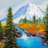 Mt Rainier Art Diamond Paintings