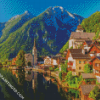 Famous Hallsatt Mountain Village Diamond Paintings