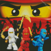 Ninjago Animation Diamond Paintings