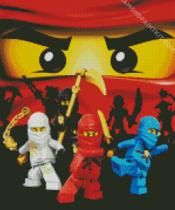 Ninjago Animation Diamond Paintings