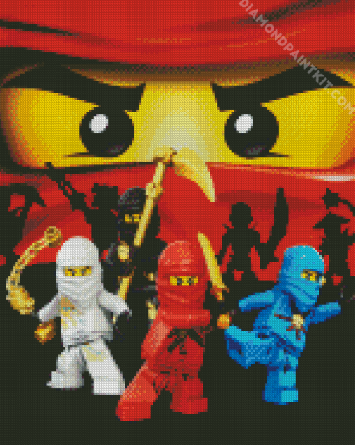 Ninjago Animation Diamond Paintings