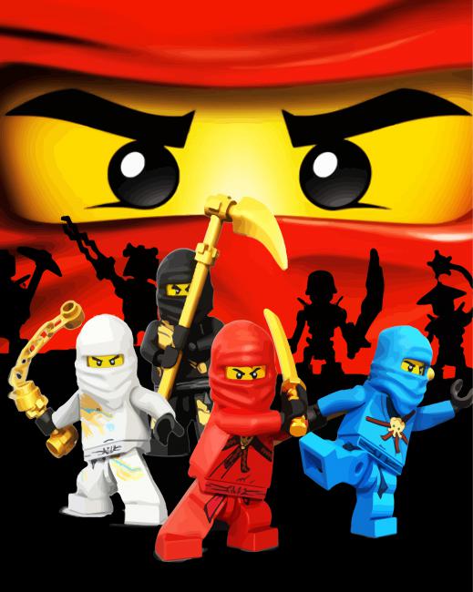 Ninjago Animation Diamond Paintings