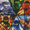 Ninjago Characters Diamond Paintings