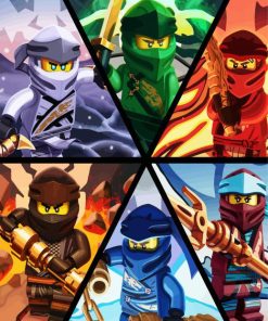 Ninjago Characters Diamond Paintings