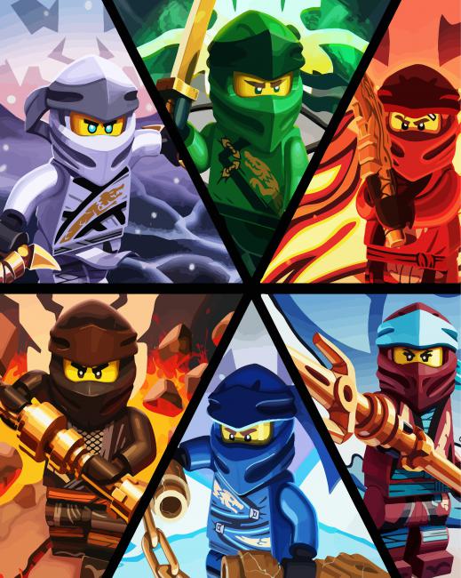 Ninjago Characters Diamond Paintings