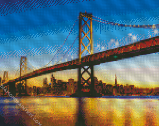 Oakland Bay Bridge Art Diamond Paintings