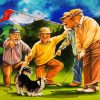 Old Men In Golf diamond painting